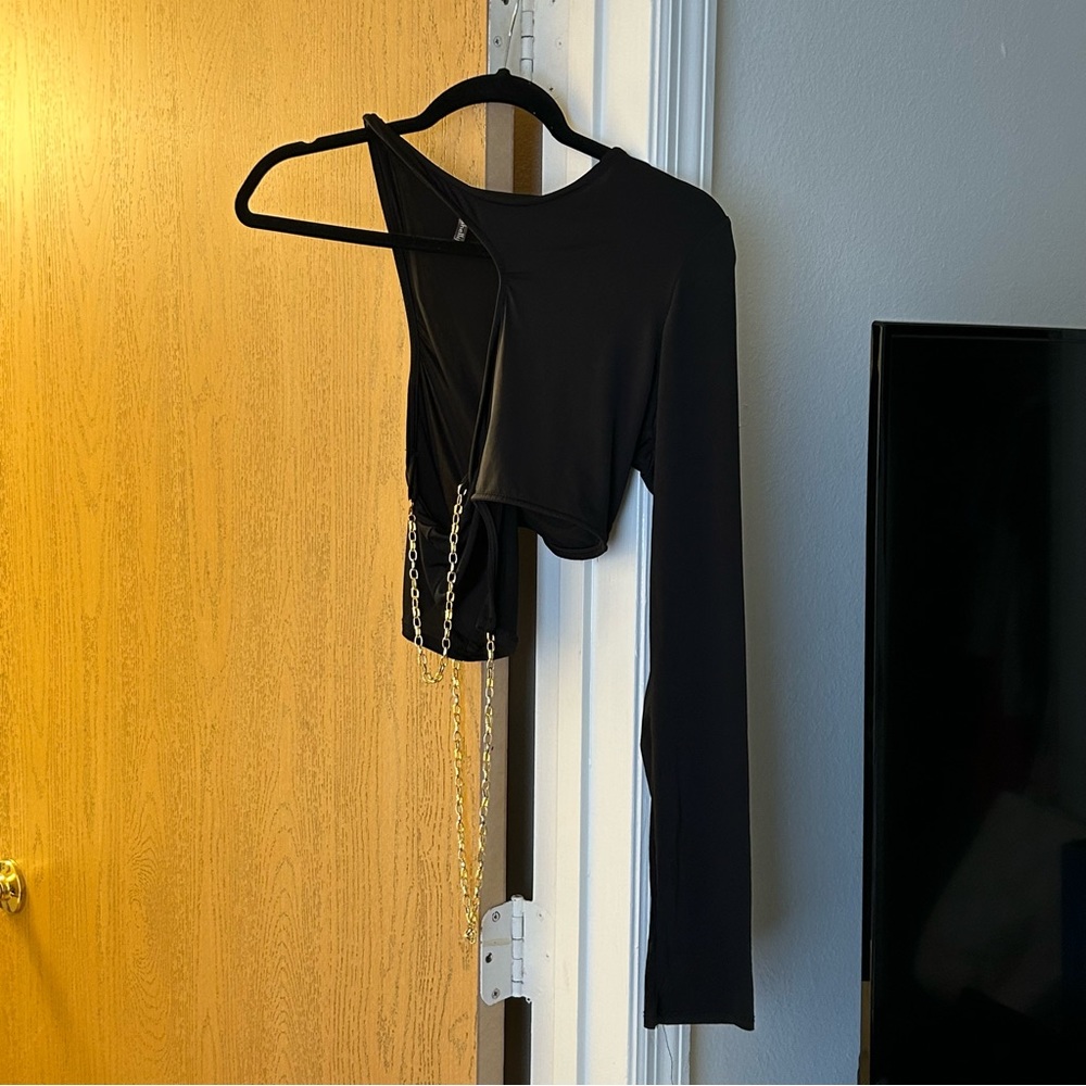Womens night out crop top. Size L